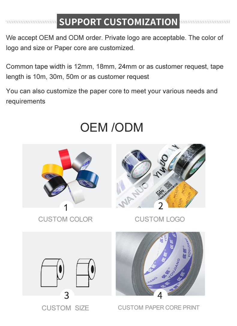 Easy To Tear Double Side Tissue Tape High Viscosity Transparent Strong Adhesive Tape