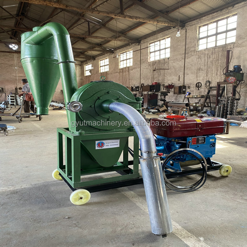Self-suction Diesel Engine Corn Grain Milling Machine for Corn Soybean Feed Grinding