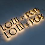 3MM Illuminated Led Channel Letter Signs 3D Lobby Lighted Letters Outdoor