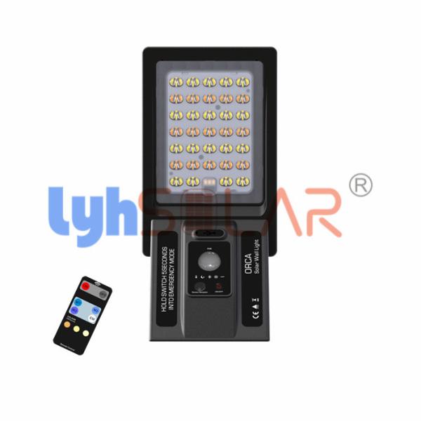 Remote Control 3W Solar Deck Fence Lights Floor Lights 3000-6000k Outdoor With