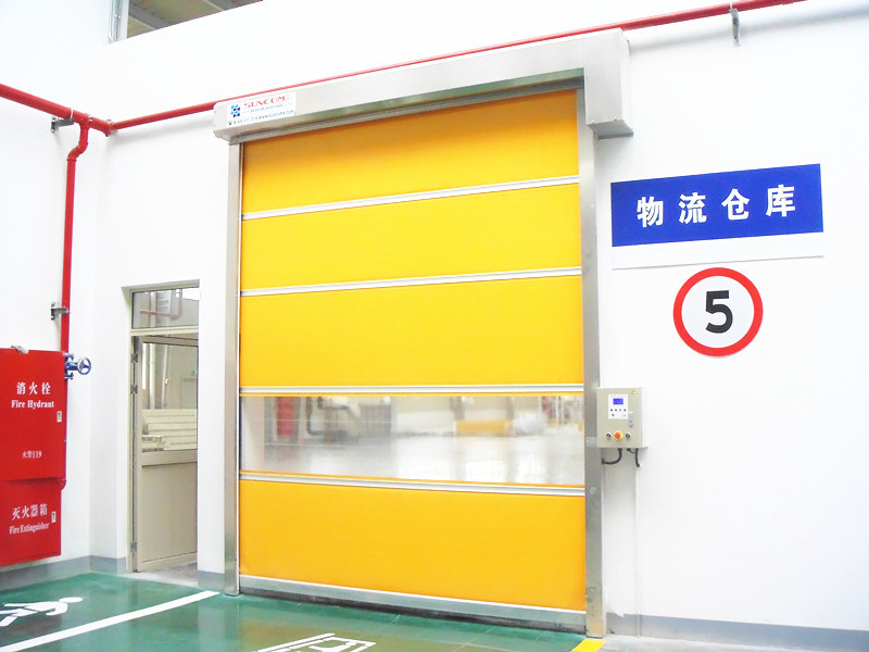 Shoulder Protection High Speed Roll Up Door Self Trouble-Shooting Recognizing System