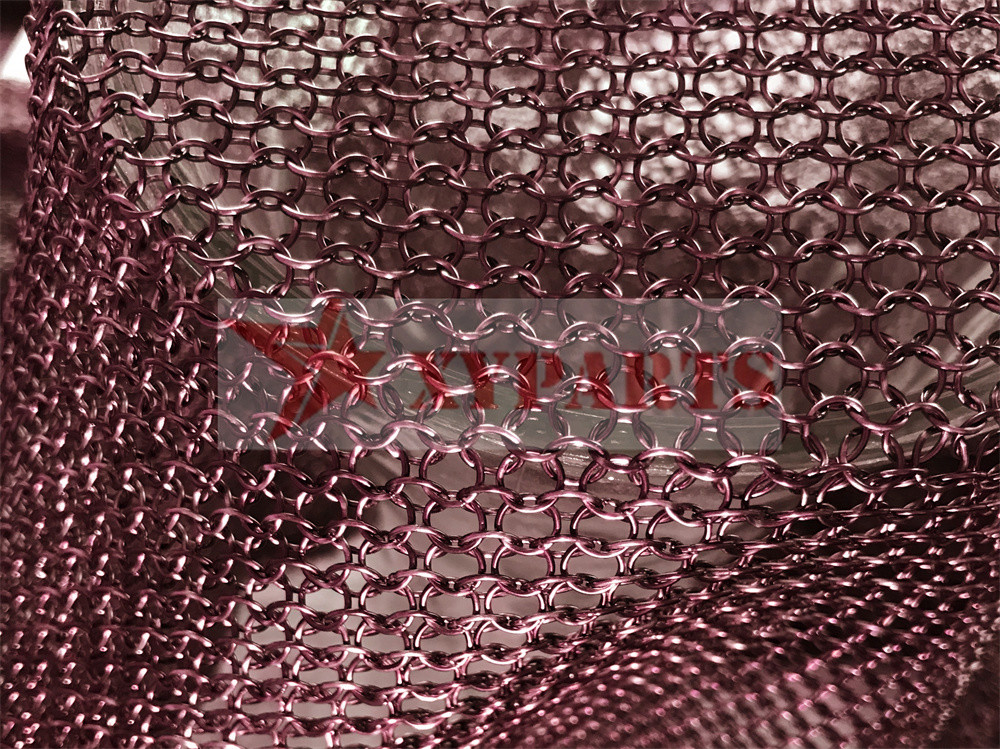Decoration Divider 12mm Metal Ring Mesh Welded