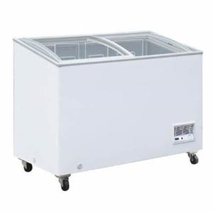 China Easy Moving Glass Top Deep Freezer Large Space Adjustable Multideck wholesale