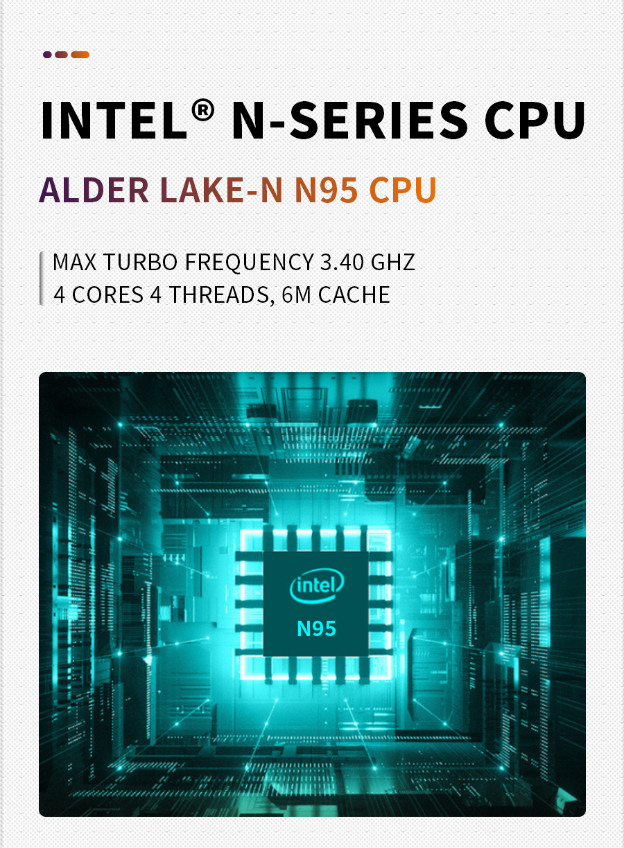 Intel UHD Graphics 600 Small Notebook Computers With 8 Inch IPS Touch Screen