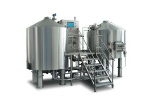 China Micro Brewing Systems 600L Small Microbrewery Equipment With Steam Heating wholesale