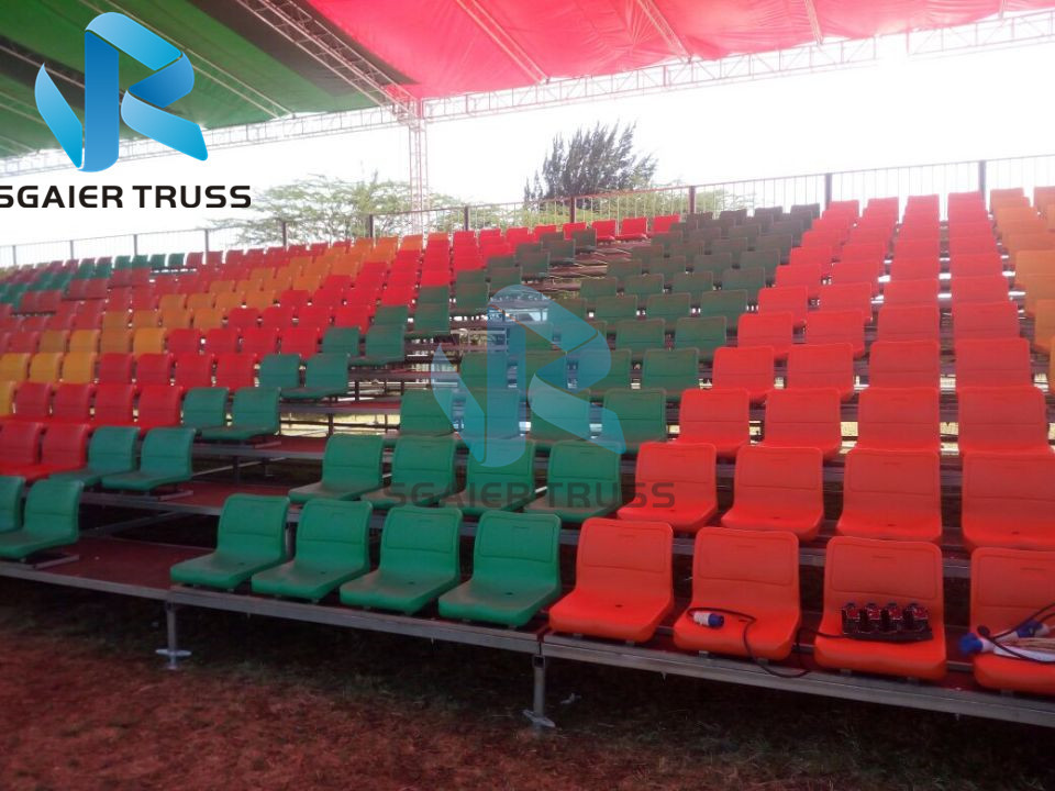 temporary stadium seating Outdoor Steel Structural Grandstand Seating