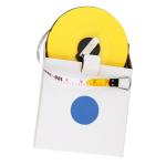 30m 100ft Fiberglass Survey Tape Measure Dual Sided For Land Surveying