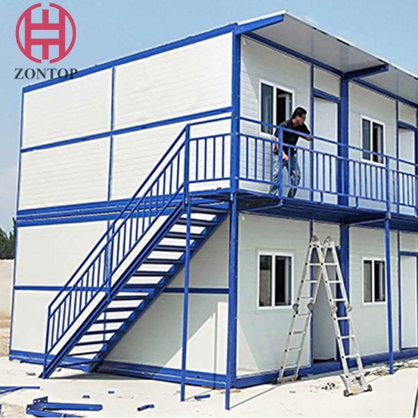 Zontop Hot Sale Luxury Prefabricated Living Shipping For Workshop Earthquake Proof Flat Packed Modular Home