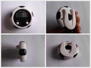 China ABS Step Counter Pedometer football pedometer for christmas gift wholesale