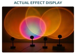 China 50w LED Sunset Projection Lamp Indoor Use For Bedroom Photography wholesale