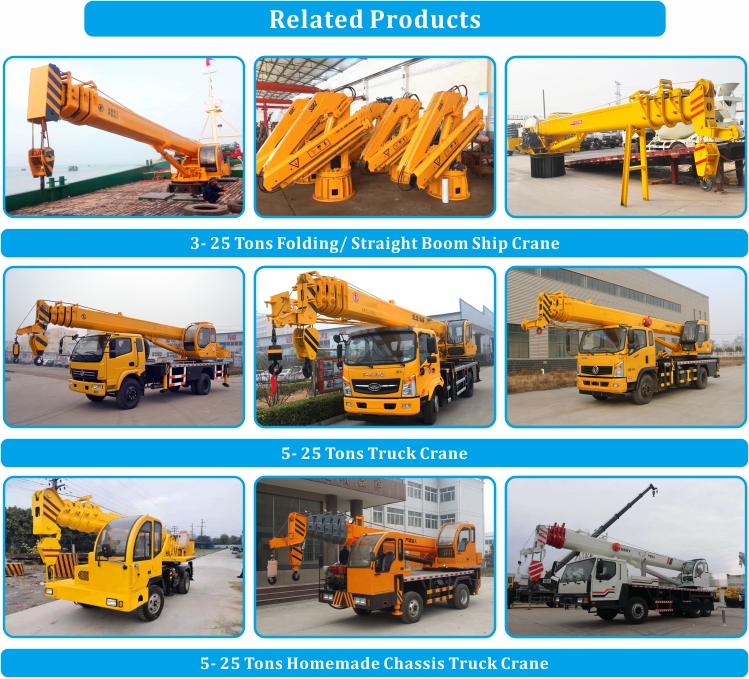 Construction Custom 5 Ton Crane Lorry Truck Mounted Crane