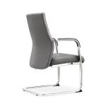 68*64*114 Genuine Leather Office Chair Chrome Steel Frame