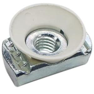 China Manufacturer Metal Electrical White Black Unistrut Short Cone Nuts wholesale