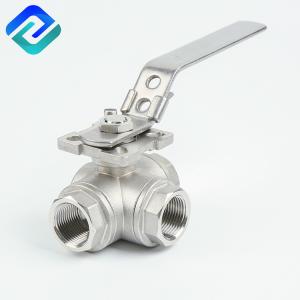 China Pad 5211 SS Three Way Ball Valve wholesale