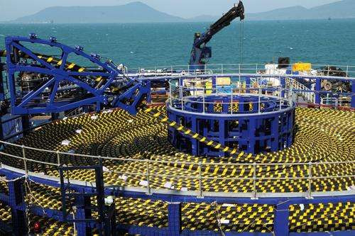 Denier Submarine Cable Armouring Twine Twisted Construction With Abrasion Resistance