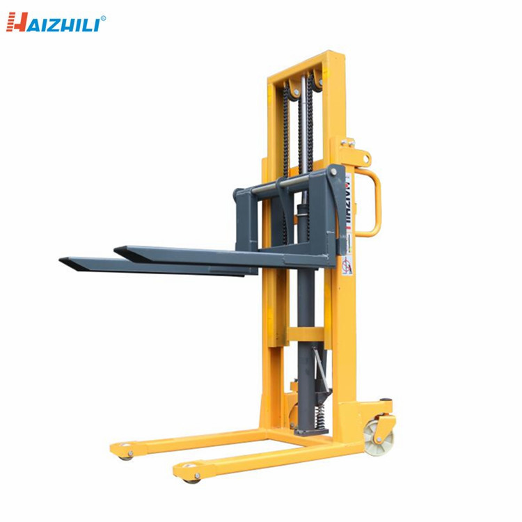 2 Ton 2.5 Meter Manual Forklift Stacker Easy Push Smooth Operation Durable