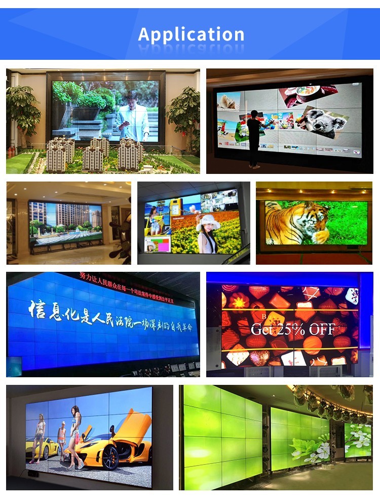 TV Wall LCD Splicing Screen 49 Inch Brightness 2200nits Touch Screen