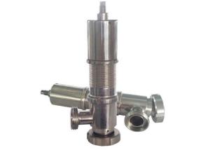 China Hygienic Sanitary Pressure Relief Valves Manual Gear Powered Union Connection wholesale