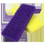Purple Coarse Mini Disposable Pumice Pads Professional Pumice Sponge Healthy