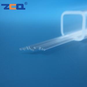 China Rectangle Fused Quartz Capillary Tube High 2mm High Thermal Stability wholesale