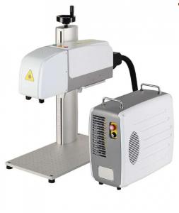 China 3D 50W Fiber Laser Marker Machine For Stainless Steel Metal Curved Surface wholesale