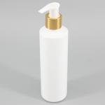 White 24mm 8oz HDPE Pump Bottle