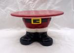 Santa Feet Shoes Christmas Cake Stand For Holiday Christmas Decoration
