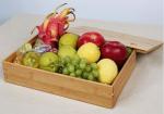 6 In 1 Organizer Bamboo Wooden Storage Box Food Container For Dried Fruit Snacks
