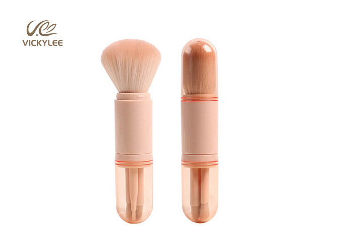 Portable 4 In1 12CM Facial Makeup Brushes
