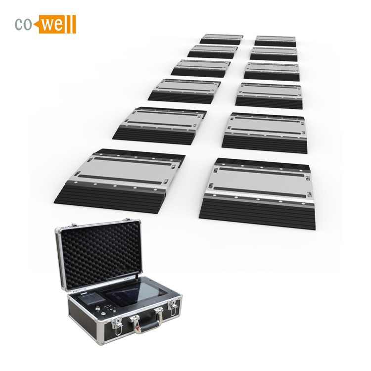 Highly Portable Axle Load Scale For Trucks Rated Load 1-25T 220V Power Supply By Cowell