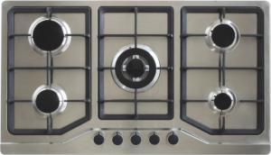 China Home Stoves Gas Hob , Kitchen Gas Hob 7mm Thickness Tempered Glass Panel wholesale
