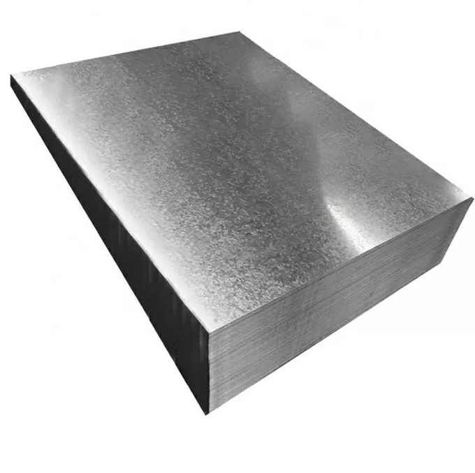 Anti Finger G550 Zinc Plated Steel Sheet Non Chromate Passivated Surface