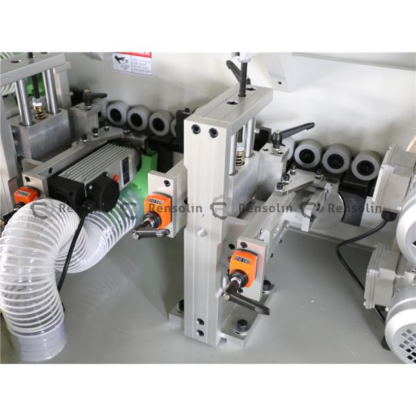 4100*750*1600mm Woodworking PVC Melamine Board Double Trimming Edge Banding Machine