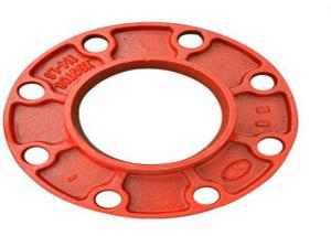 China 24inch ASME B16.3 Cast Iron Fire Sprinkler Pipe Fittings / Fire Sprinkler Flange wholesale