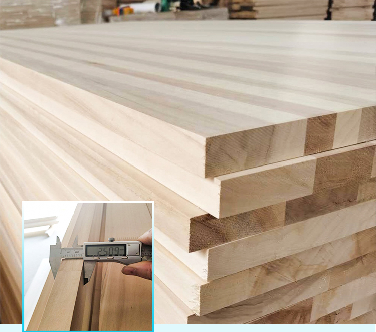 6mm-30mm Thickness Natural Poplar Wood Durable Material for Coffin Material