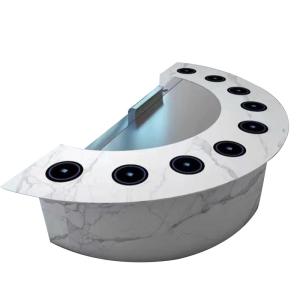 China Fast Food Application Gas / Electric / Induction Teppanyaki Grill Table wholesale