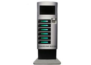 China Floor Standing I5 8G LCD Digital Signage 36pcs 48pcs Phone Charging Station Kiosk wholesale