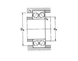 China Double Row Angular contact ball bearing 3304A wholesale