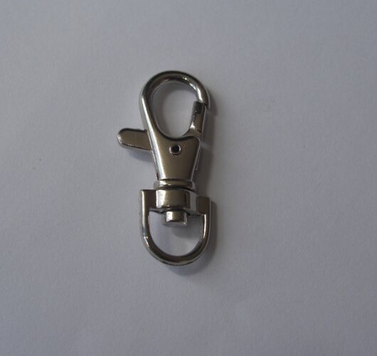Nicklel good quality zinc alloy swivel snap hook