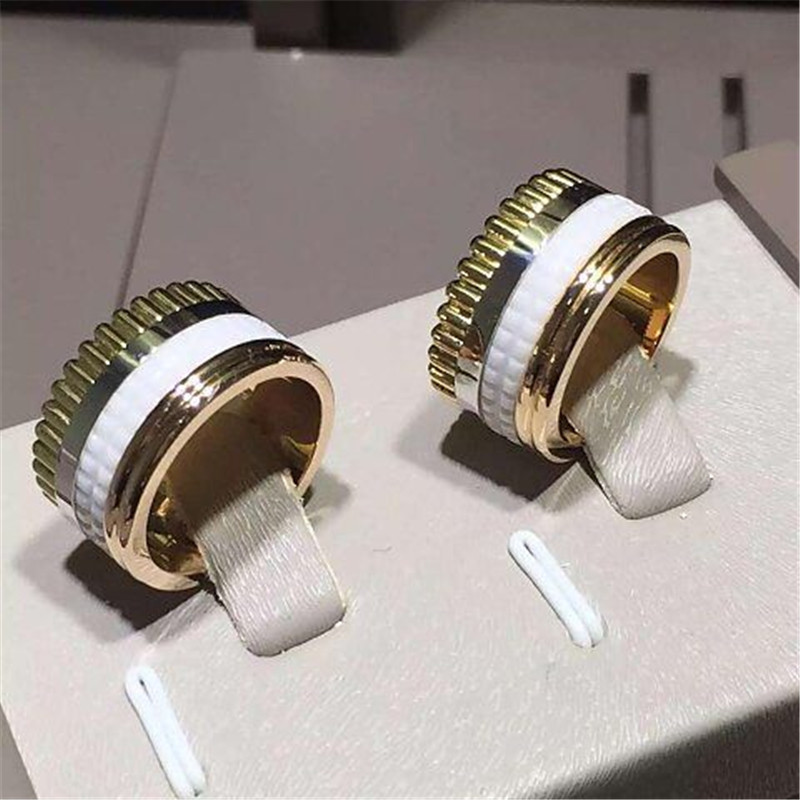 Jewelry factory in Shenzhen, China Br wide ring 18k white gold yellow gold rose gold ring Luxury jewelry factory