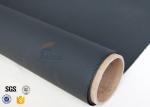 0.45mm 530gsm Black PU Fiberglass Fabric For Welding Thermal Insualtion