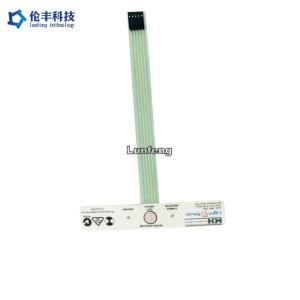 China Custom Made Tactile Membrane Keypad PET 3M468 Rear Adhesive wholesale