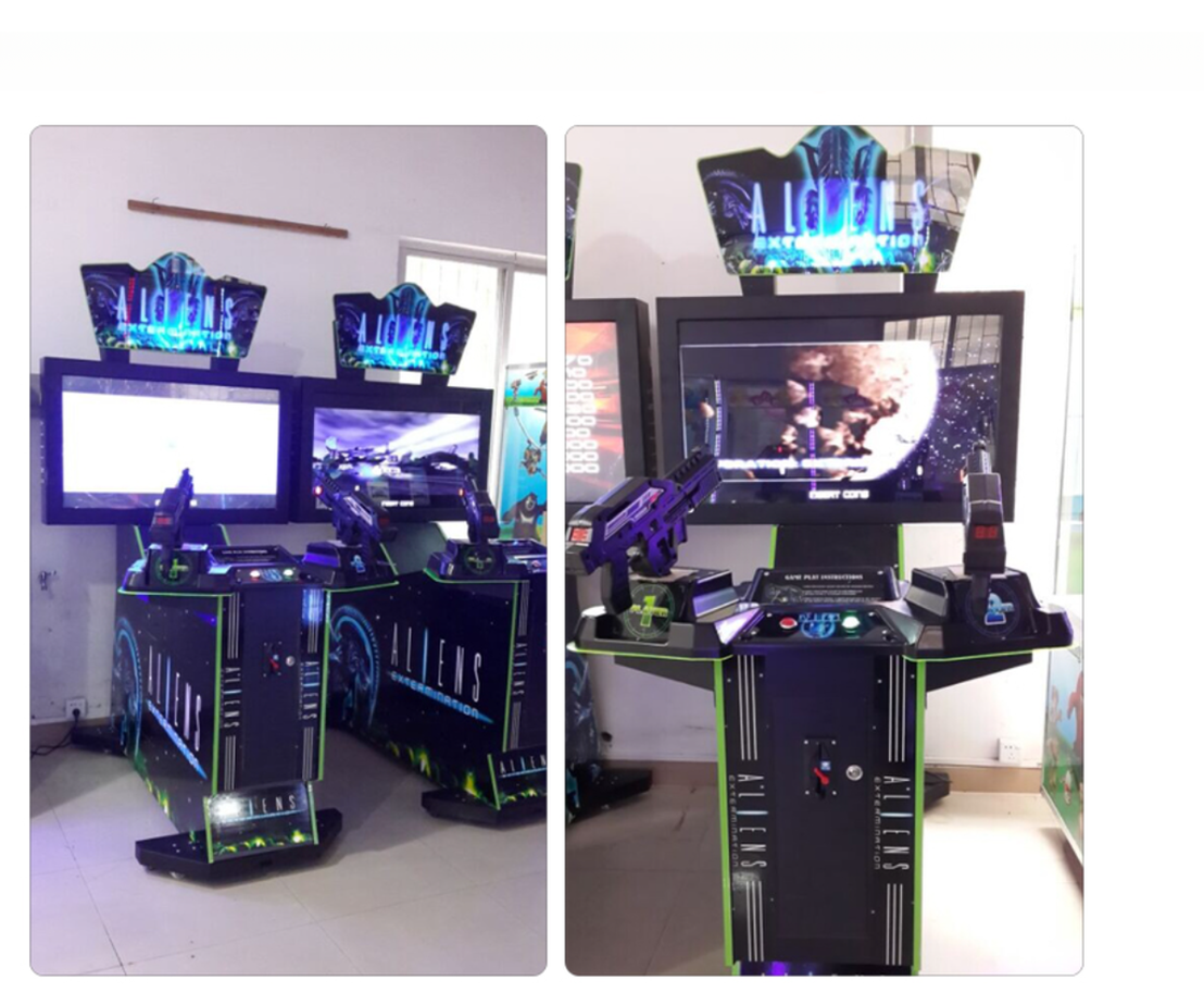 32LCD High Definition Screen Video Shooting Game Machine For Indoor Game Zone