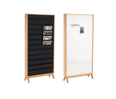 Sturdy magazine display shelf holder / free standing magazine rack Multi