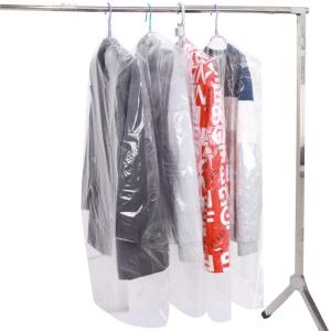 China Laundrette Disposable Clear Garment Bags Polythylene Clothes Protector Bags wholesale