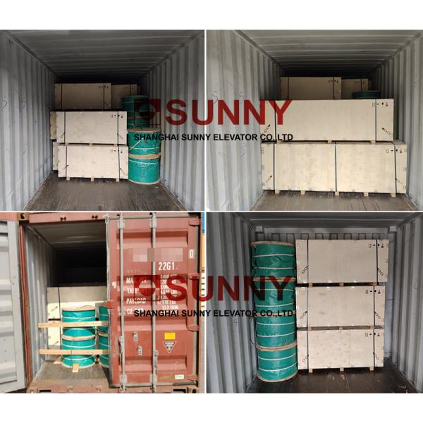 Passenger Elevator Gearless Motor / Elevator Traction Machine