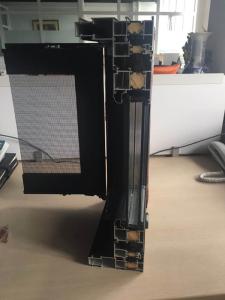 China Bridge Break Aluminum Window Frame Extrusions Energy Efficient Heat Insulation wholesale
