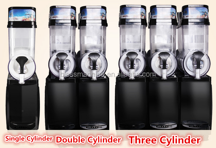 220V/50Hz Voltage Commercial Frozen Drink Slush Slushy Machine with Innovative Design