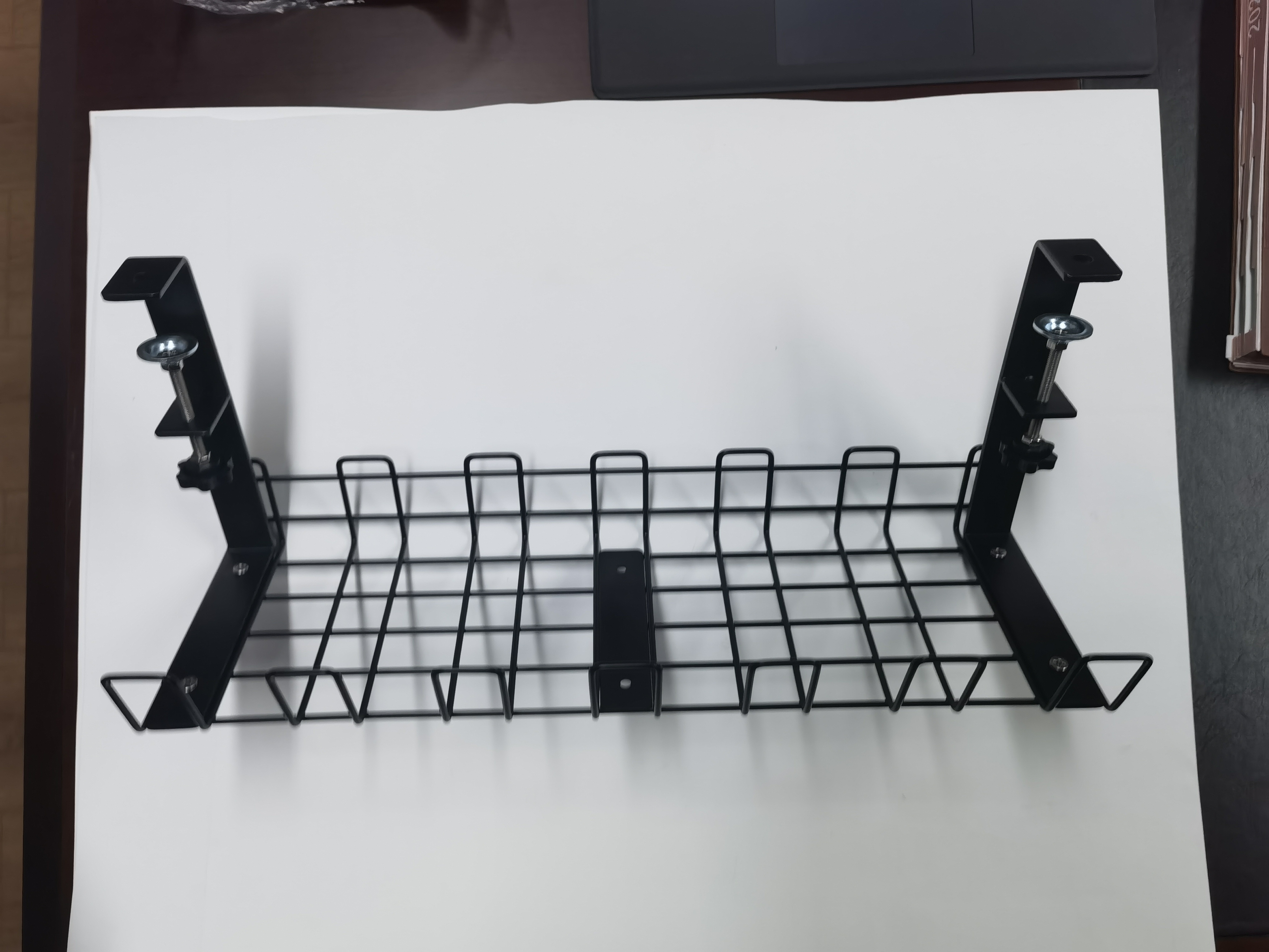 Aluminum Cable Duct for Desk/Table/Workplace Large Slideable Under Desk Cord Organizer