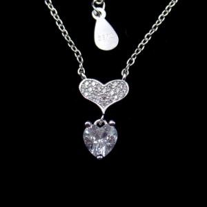 China Simple Design 925 Silver Necklace Jewelry Anniversary , Gift , Party Use wholesale